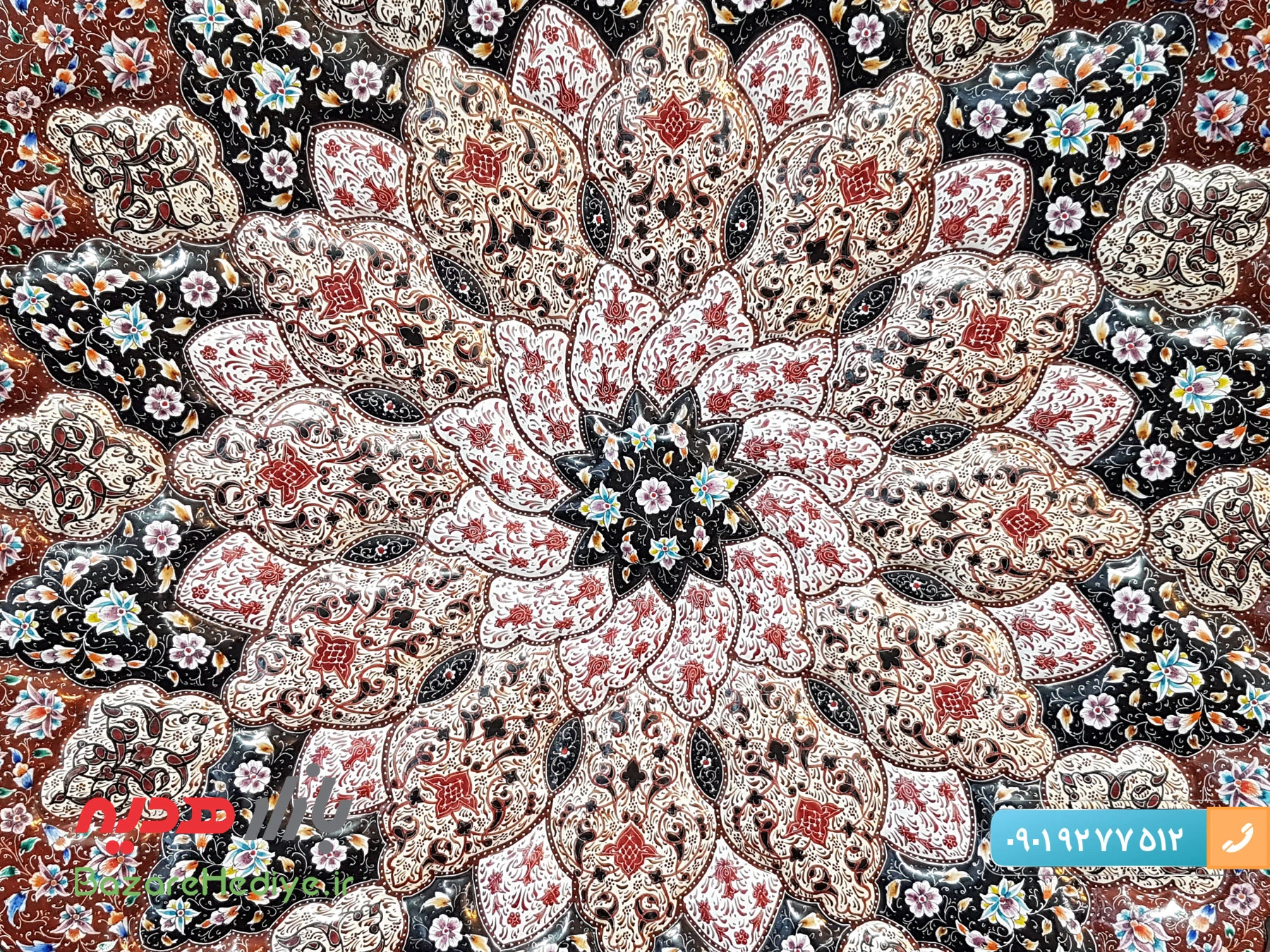 بشقاب میناکاری مسی هدیه ایی محبوب