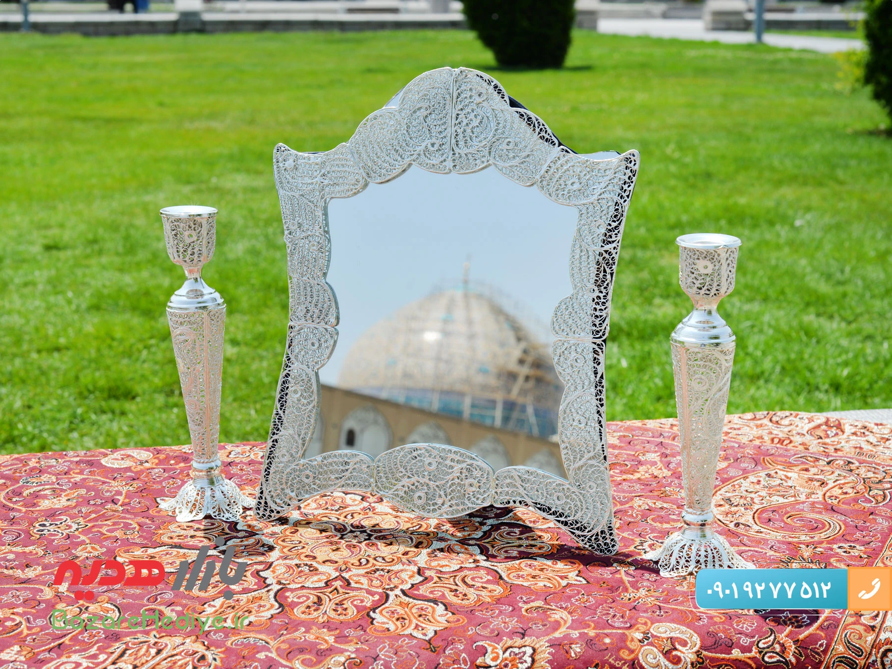 ملیله کاری اصفهان هنر زیبایی و کادویی ارزشمند