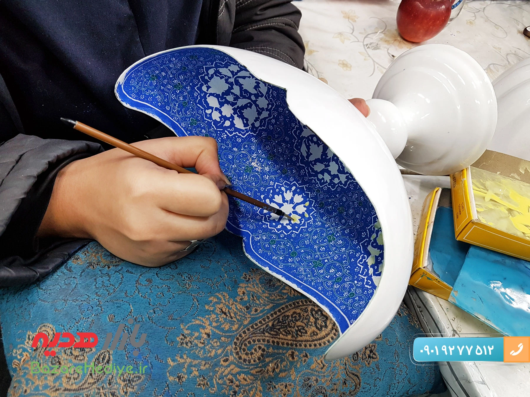 رنگ میناکاری روی مس در اصفهان