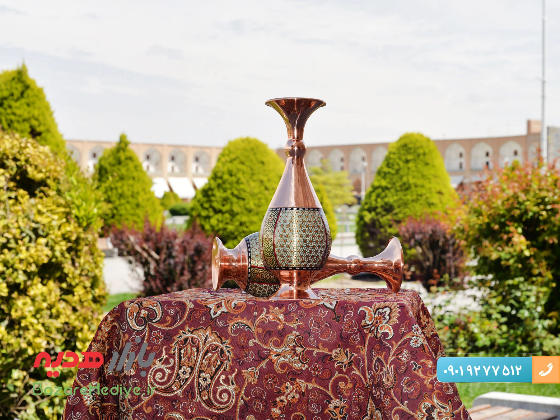 خاتم کاری اصفهان نمونه زیبای هنر اصیل پارسی