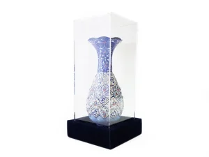 گلدان مسی میناکاری جعبه دار