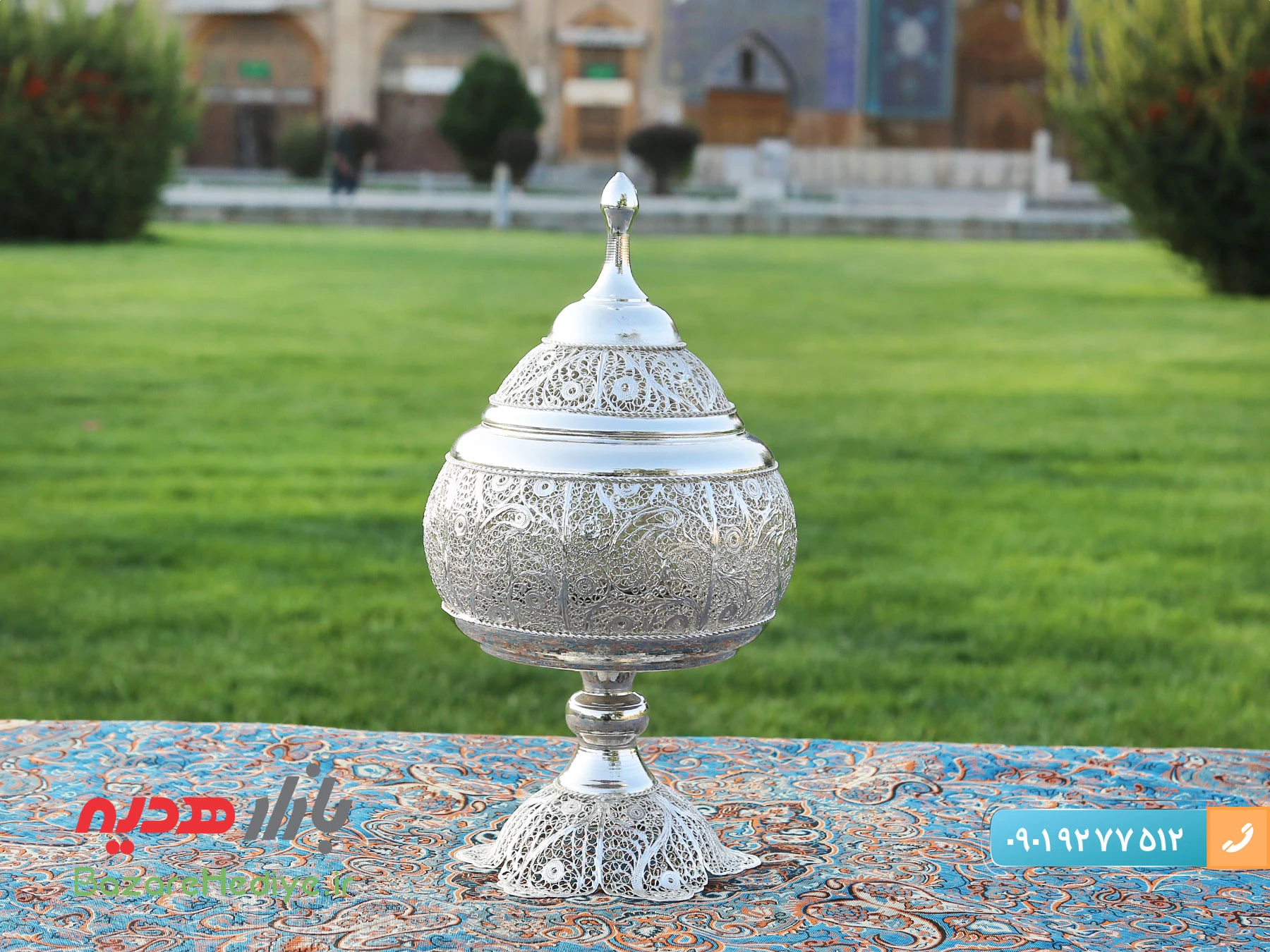 ملیله کاری اصفهان هنر زیبایی و کادویی ارزشمند
