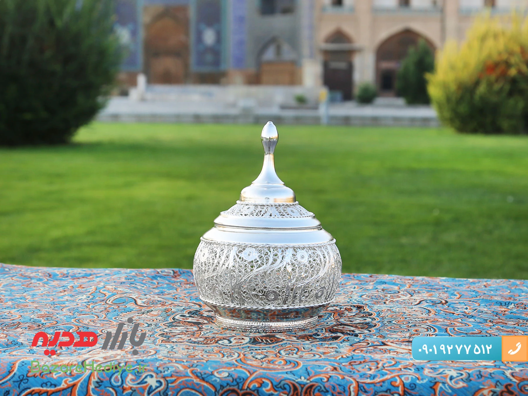ملیله کاری اصفهان هنر زیبایی و کادویی ارزشمند