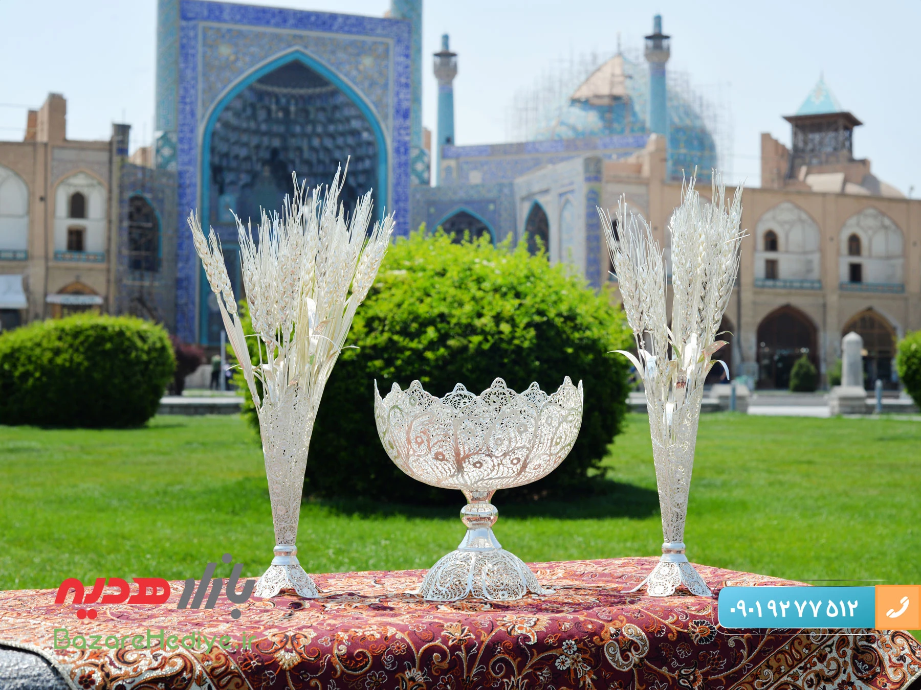 ملیله کاری اصفهان هنر زیبایی و کادویی ارزشمند