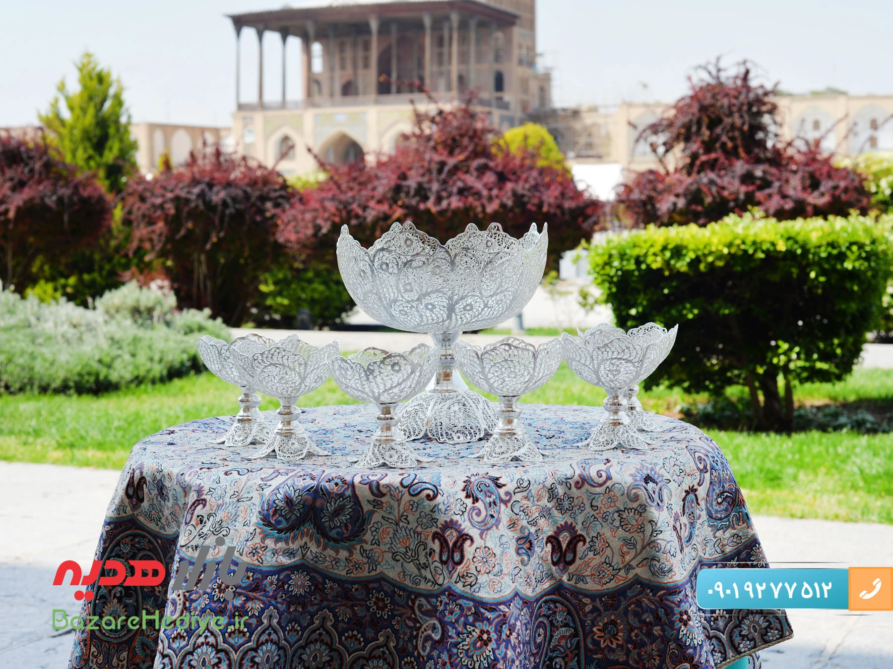 ملیله کاری اصفهان هنر زیبایی و کادویی ارزشمند