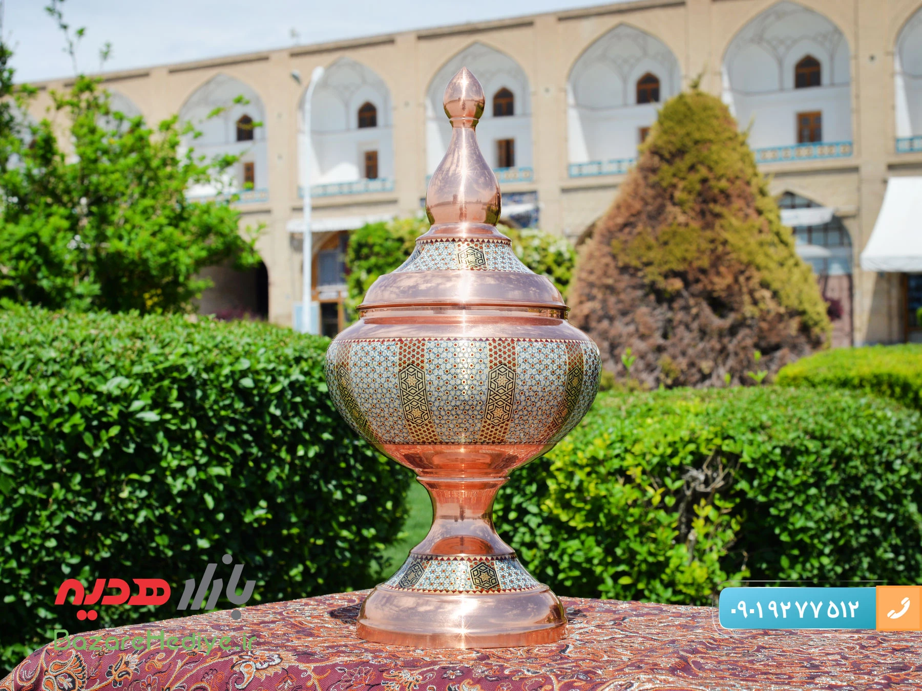 خاتم کاری اصفهان نمونه زیبای هنر اصیل پارسی