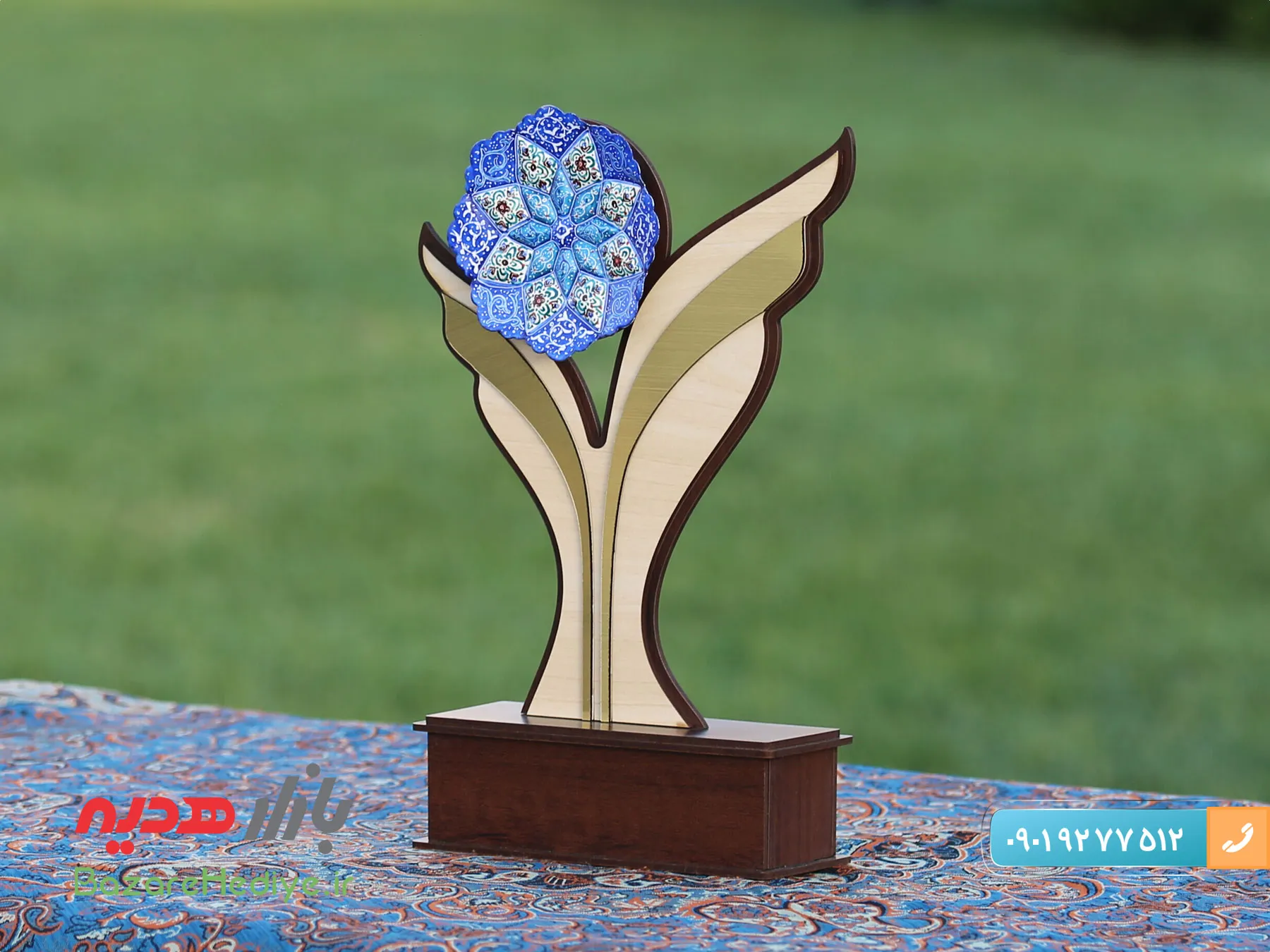 تندیس مینا کاری سینا هدیه تبلیغاتی صنایع دستی