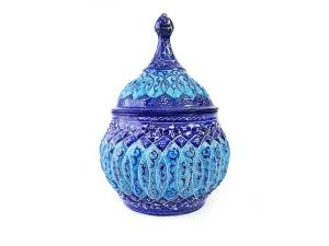 قندان مسی میناکاری شده