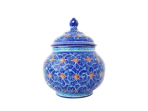 قندان اسلیمی میناکاری شده اثر استاد اسماعیلی