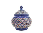 قندان مسی میناکاری استاد اسماعیلی سایز کوچک