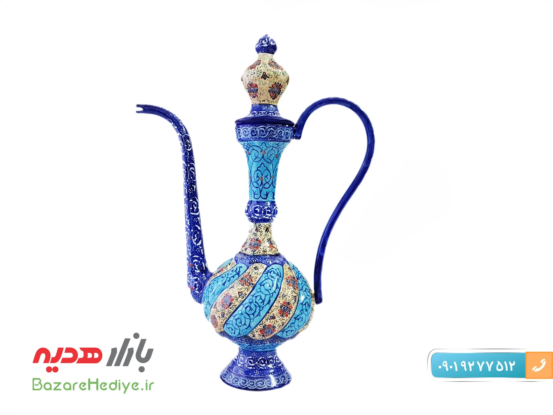 گلاب پاش مسی میناکاری شده