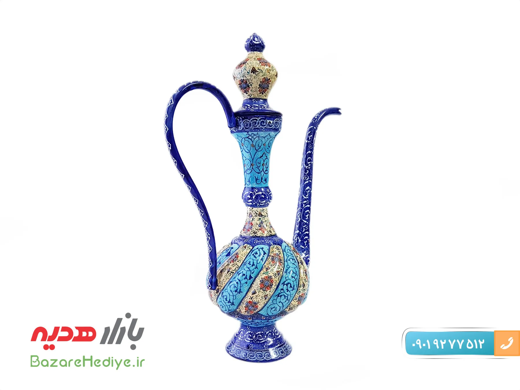 گلاب پاش مسی میناکاری شده