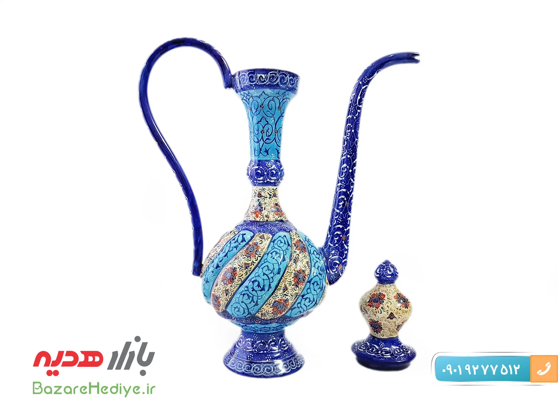 گلاب پاش مسی میناکاری شده