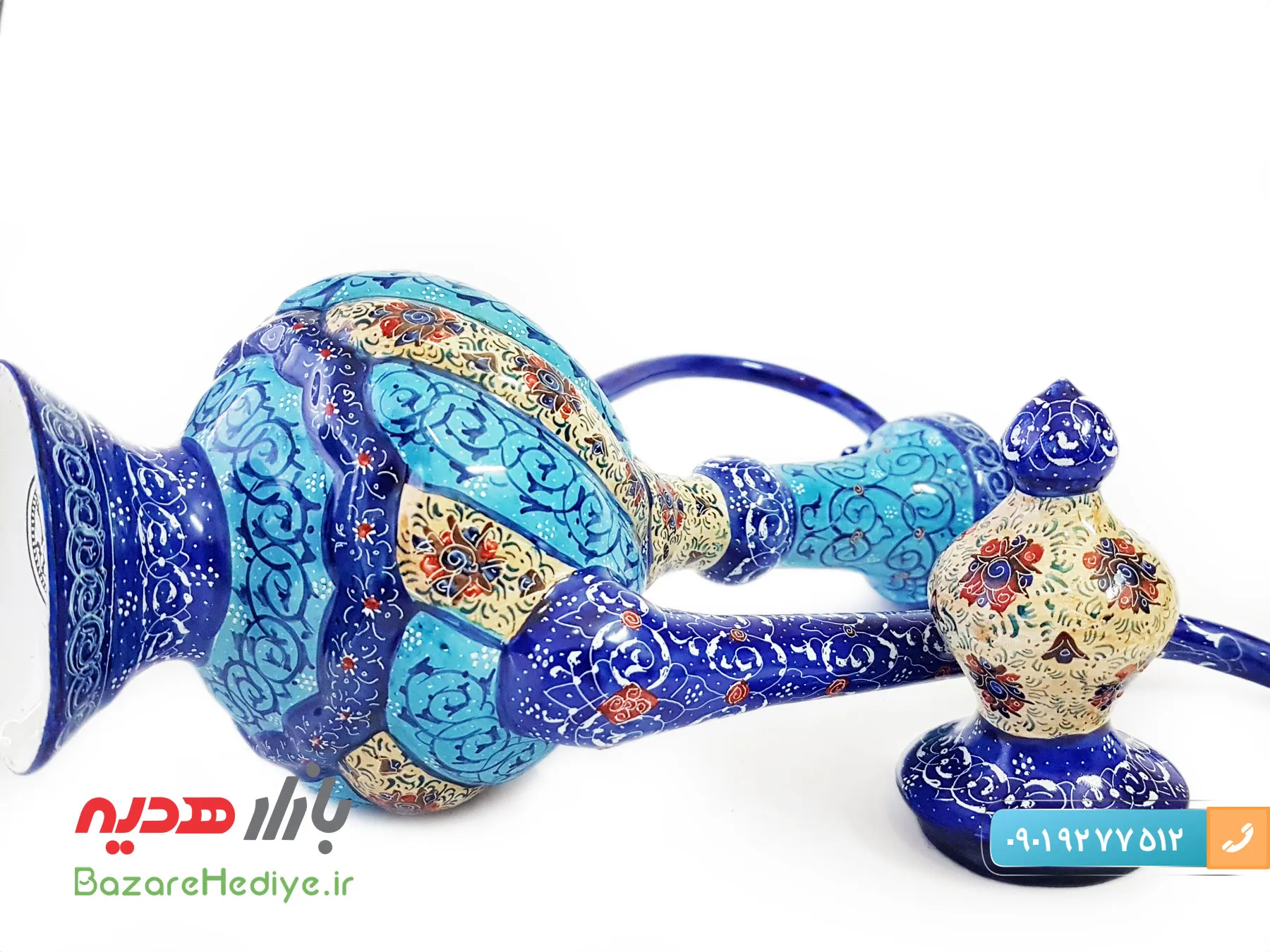 گلاب پاش مسی میناکاری شده