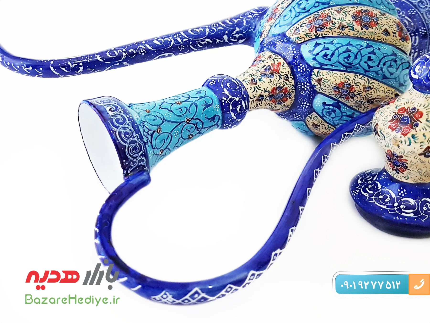 گلاب پاش مسی میناکاری شده