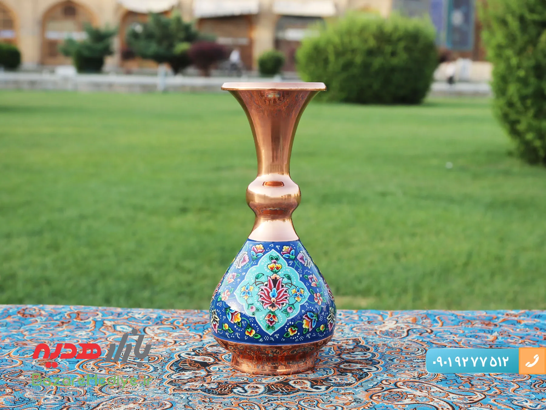 گلدان مس و پرداز اصفهان