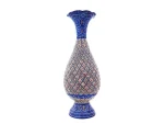 گلدان میناکاری مرتضی اسماعیلی صراحی ۲۵ سانتی