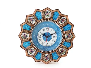 ساعت دیواری مینا و خاتم