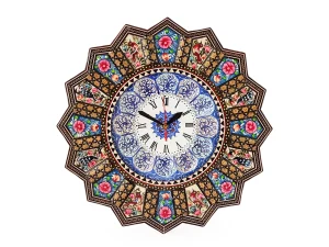 ساعت دیواری خورشیدی خاتم کاری اصفهان