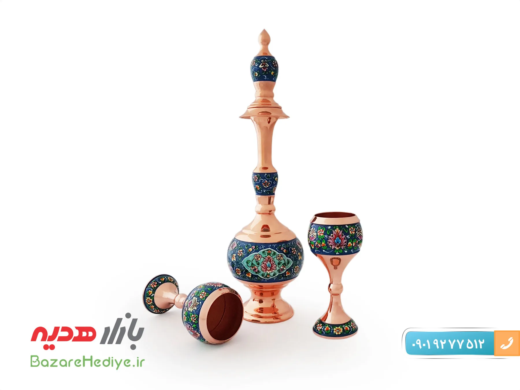 سرویس شربت خوری مس و پرداز اصفهان