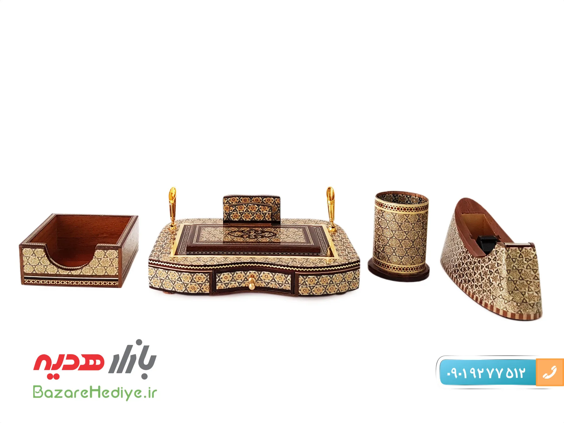 ست میز اداری خاتم کاری شده اصفهان