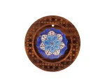 قاب میناکاری گرد و مشبک قطر ۱۲ سانتی