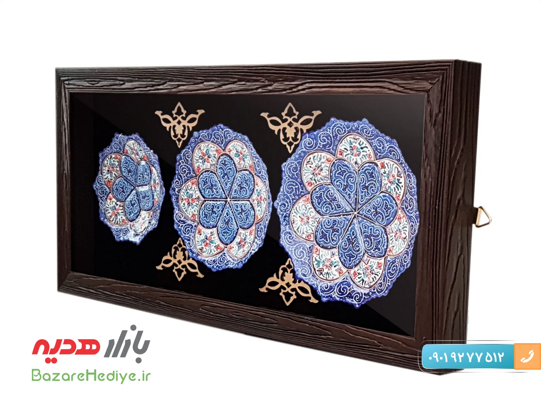 تابلو سری سه تایی میناکاری