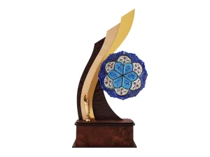 تندیس جاقلمی میناکاری طرح معلم