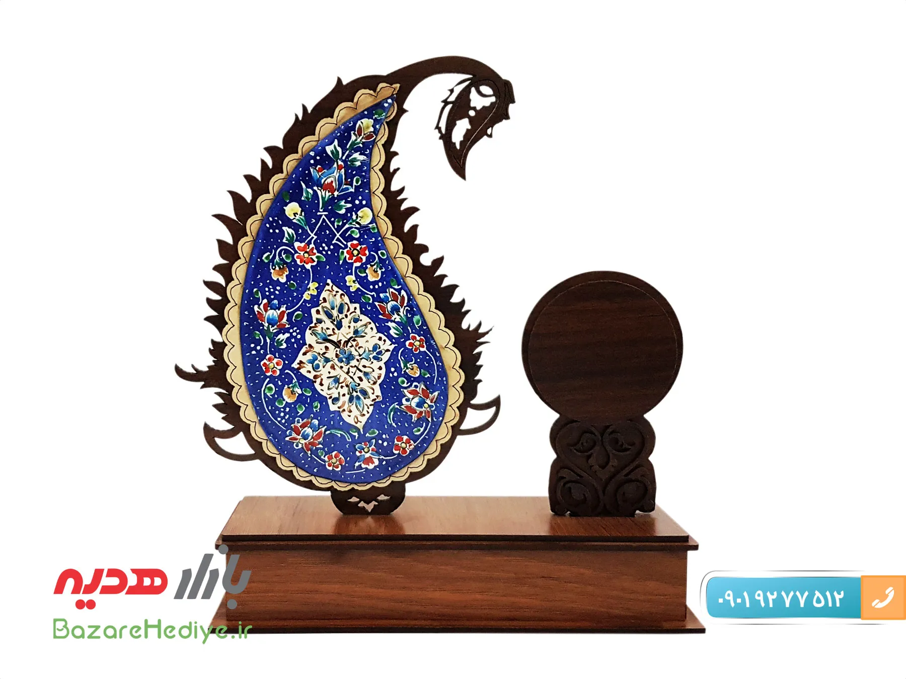 تندیس میناکاری کرشمه طرح بته جقه