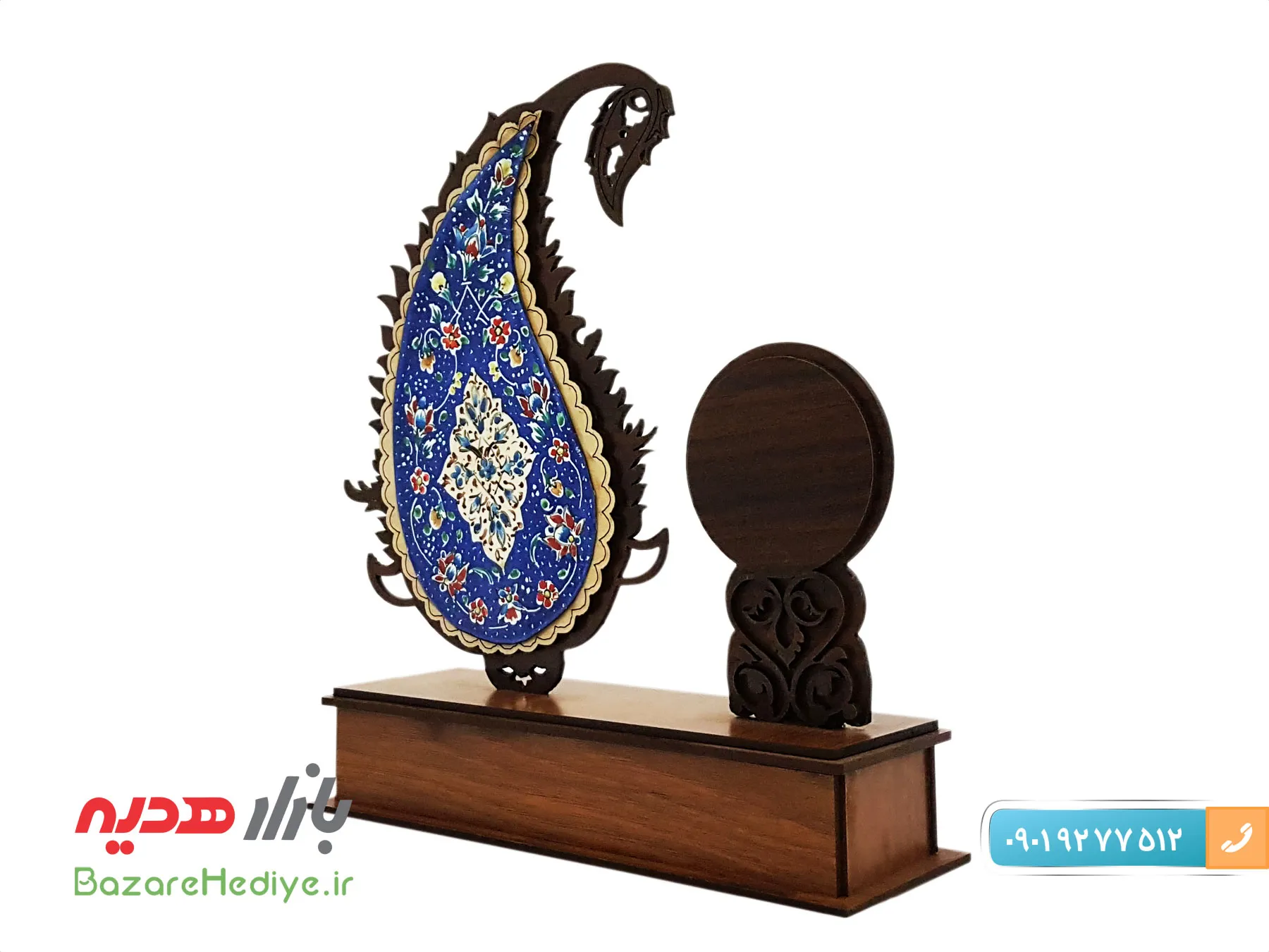تندیس میناکاری کرشمه طرح بته جقه