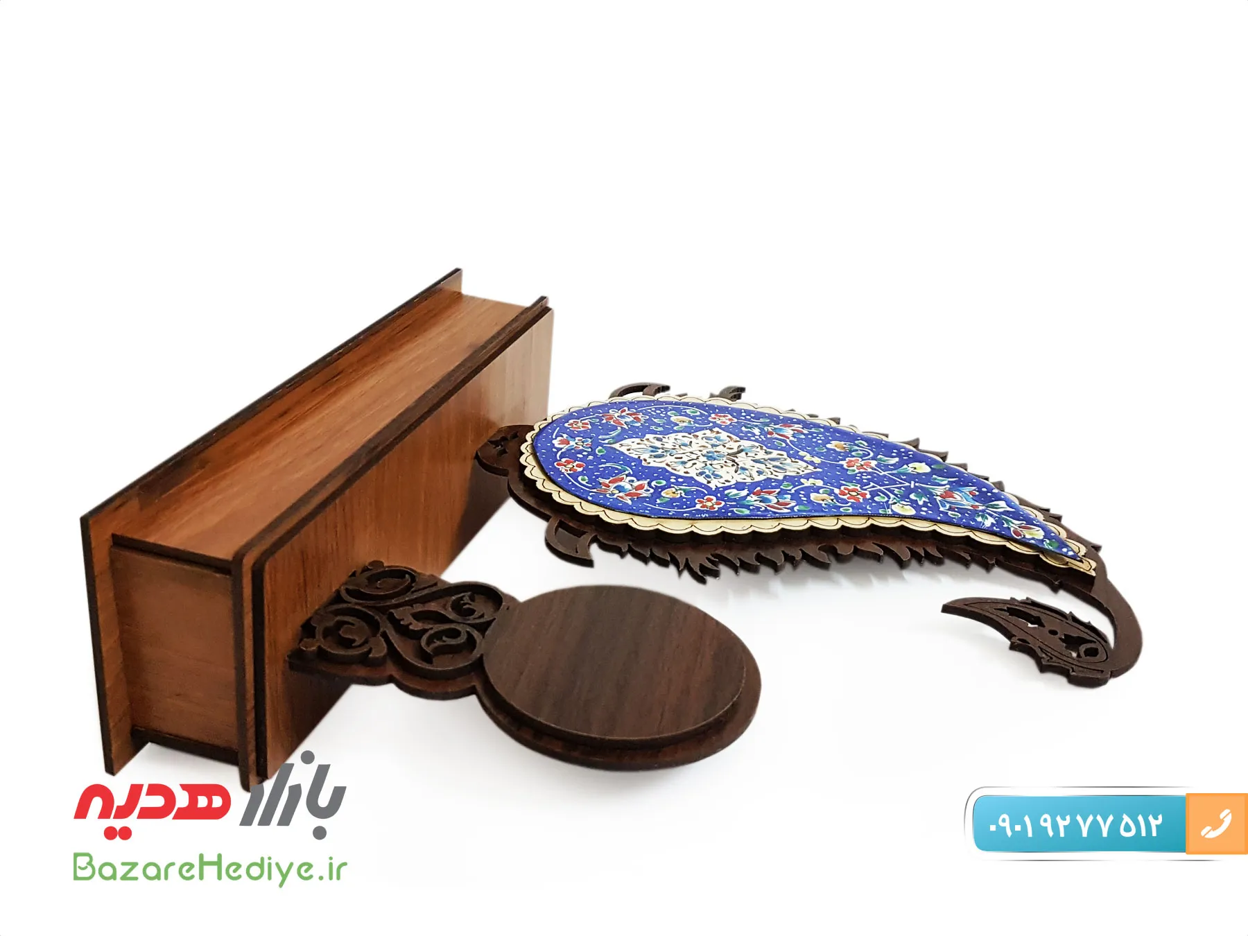 تندیس میناکاری کرشمه طرح بته جقه