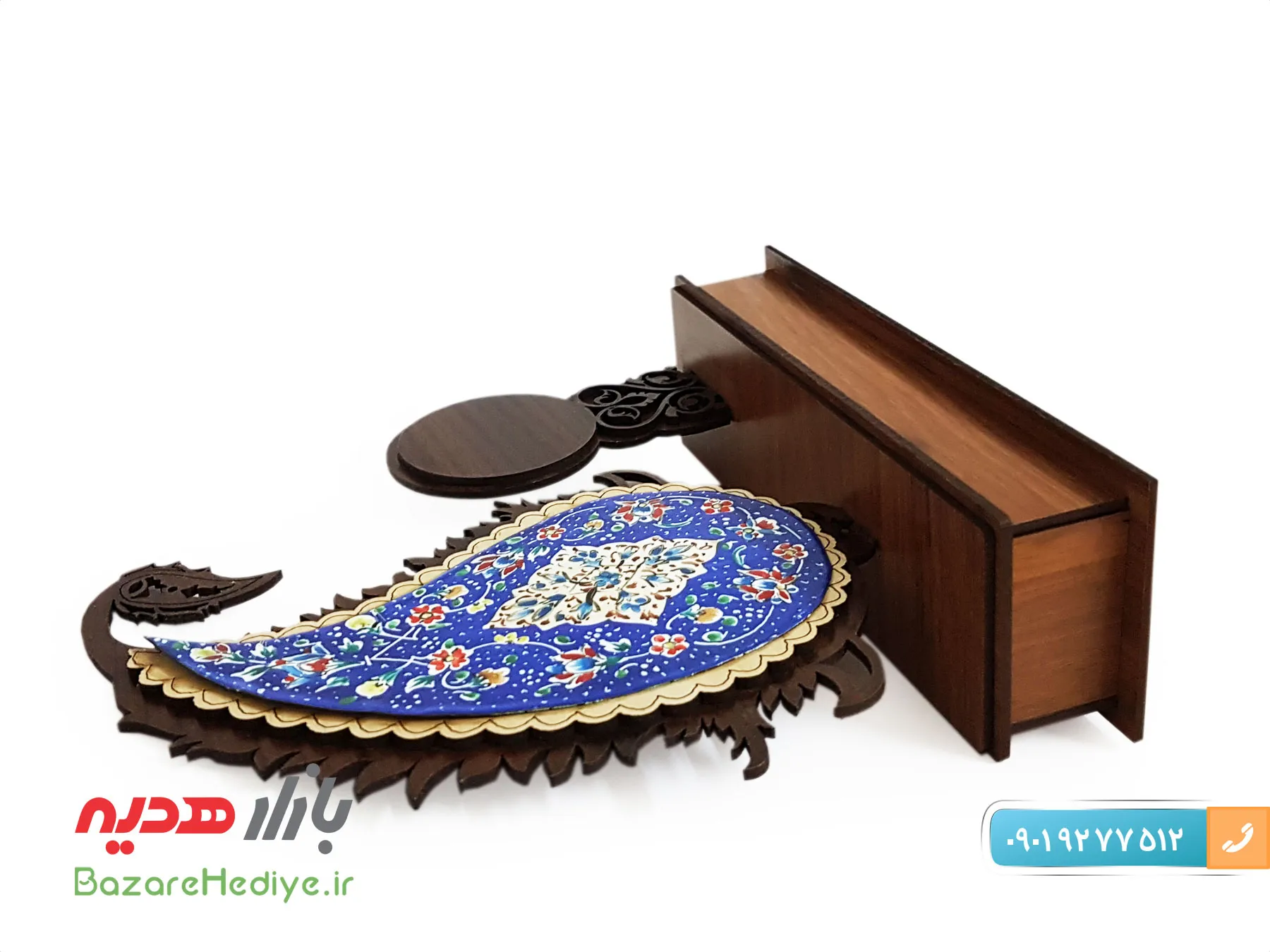 تندیس میناکاری کرشمه طرح بته جقه