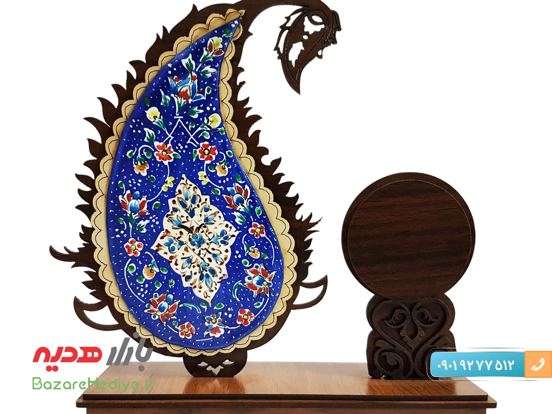 تندیس میناکاری کرشمه طرح بته جقه