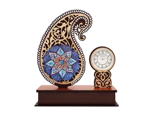 تندیس میناکاری ساعت دار ستوده