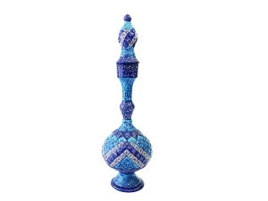 تنگ مسی میناکاری ارتفاع ۳۰ سانتی متر